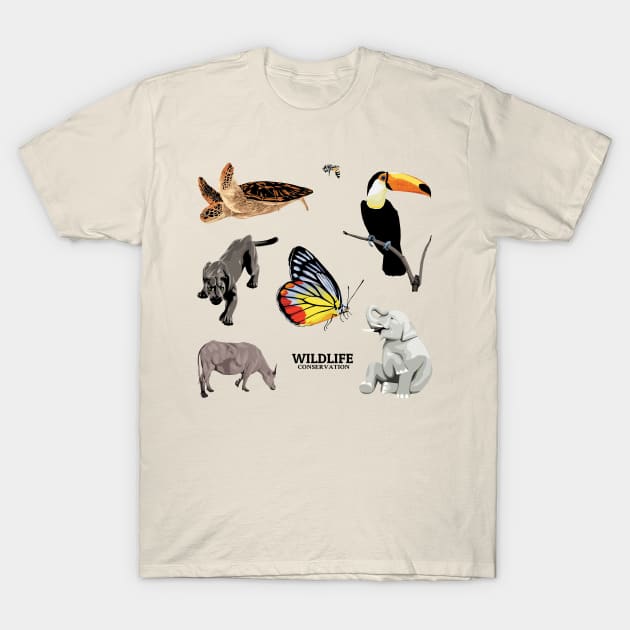 Save beautiful Wildlife T-Shirt by KewaleeTee